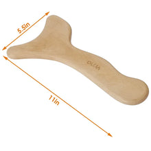 Load image into Gallery viewer, Wood Therapy Massage Tool Lymphatic Drainage Paddle Wooden Scraping Tools Therapy Massager