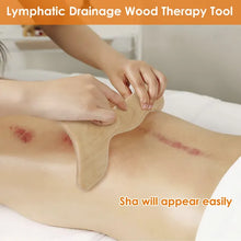 Load image into Gallery viewer, Wood Therapy Massage Tool Lymphatic Drainage Paddle Wooden Scraping Tools Therapy Massager